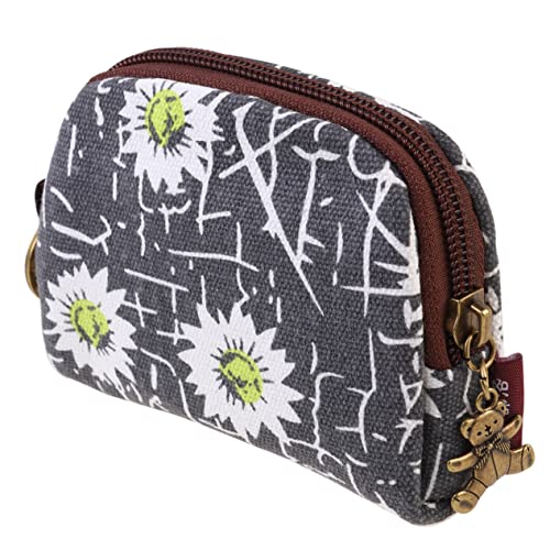 Healeved 1 Stück Mini Daisy für Damen Münzbeutel Praktische Aufbewahrungstasche Erhältlich Kosmetiktasche oder Geldbörse von Healeved