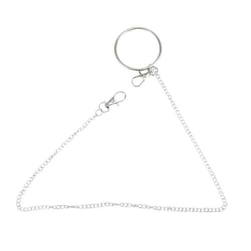 Healeved 1 Stück Punk Wallet Chain Stylische Hosenkette Silber für Jeans Taschen Hip Hop Gothic Looks Einsetzbar von Healeved