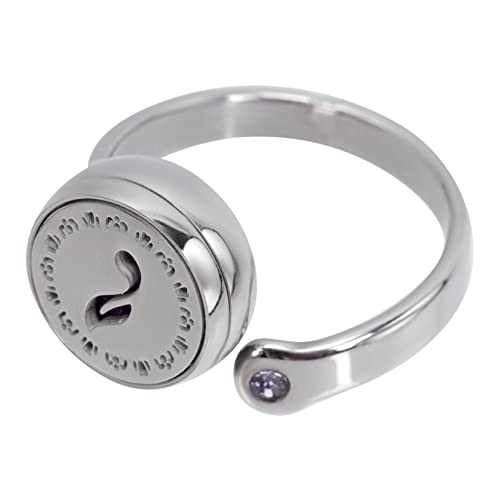 Healeved 1 Stück Ring für Damen und Herren Verstellbar Gold Aromatisierter Duft Schmuck Elegantes Design Vintage Look für Besondere Anlässe von Healeved