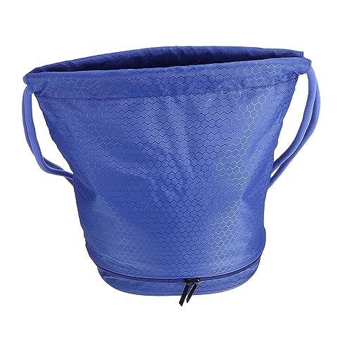 Healeved Wasserdichter Trocken-nass-Rucksack Mit Kordelzug Getrennte Tasche Für Schuhe Und Handtücher Zum Schwimmen Reisen Und Camping von Healeved