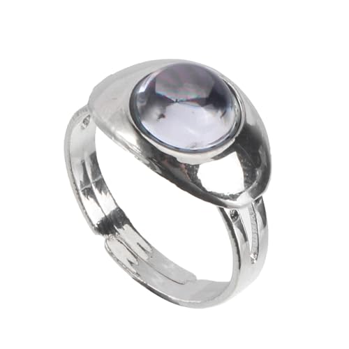 Healeved 1 Stück Thermochromic Finger Ring für Damen Farbwechsel Schmuckring der Sich nach und Temperatur Verändert für Partys und Besondere Anlässe von Healeved