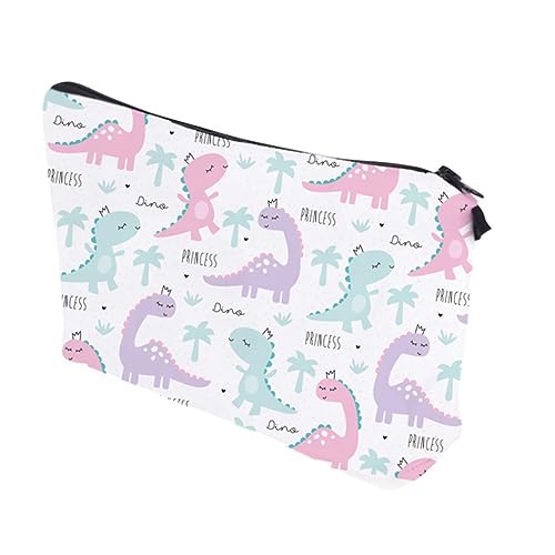 Healeved 1 Stück Tragbare Make -up -Tasche Reisen Lagerung Geburtstag Dinosaurier Geldbeutel Taschen von Healeved