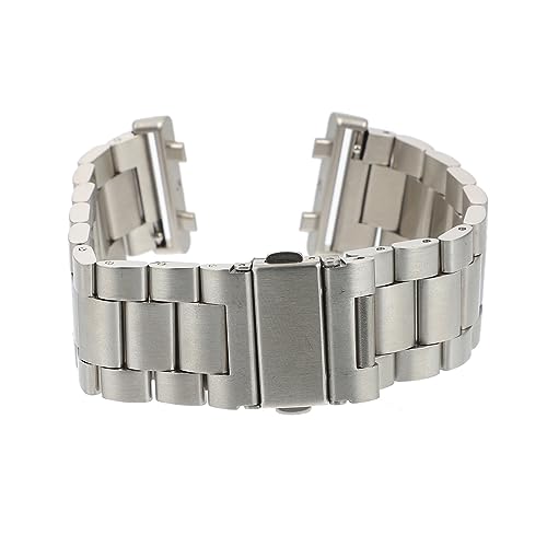 Healeved 1 Stück Uhrenarmband für Langlebiges Bequemes Elegantes Ersatzband mit Kettenverschluss Einfach zu Montieren Sicher Robust für Herren Damen von Healeved