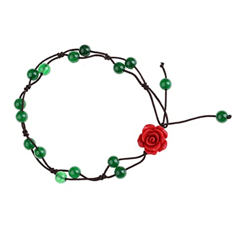 Healeved 1 Stück Verstellbares Fußkettchen für Damen Kreative Blumen Fußkette Stilvolles Fußschmuck für Mädchen für Frühling Sommer Langlebig und von Healeved