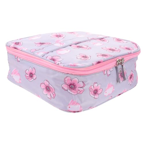 Healeved Schminkkoffer Damen Aus Oxford Tuch wasserdichte Reißverschlusstasche Reise-kulturtasche Mit Kreativer Aufbewahrung Für Kosmetika Und Utensilien von Healeved