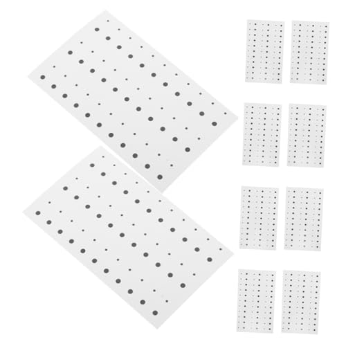 Healeved 10 Blatt Realistische Fake Malgesichts Tattoos Hautfreundliche Temporäre Make Up Aufkleber Natürliche Schönheitsflecken Kompakt Tragbar für Halloween Party Festival von Healeved