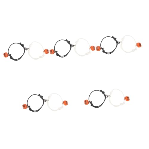 Healeved 10 Halloween Armband mit Kürbis Charms Dekoratives Armband für Mädchen Leicht Langlebig für Partys und von Healeved