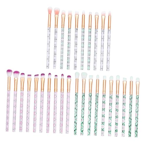 Healeved 10stücke Teiliges Mini Augen-make-up Pinselset Mit Grünem Farbverlauf Für Präzises Auftragen Von Lidschatten Und Augen-make-up Geeignet Für Täglichen Gebrauch Und von Healeved