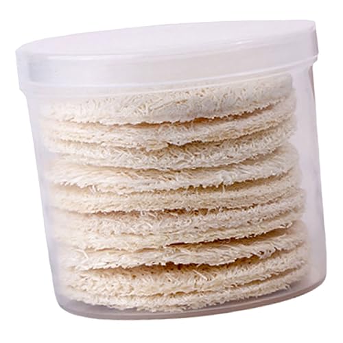 Healeved 10stücke Luffa-pads Als Make-up-entferner-quasten Für Gesichtsreinigung Puderquaste Aus Natürlichem Material Make-up-entferner-pad Für Hauttypen von Healeved