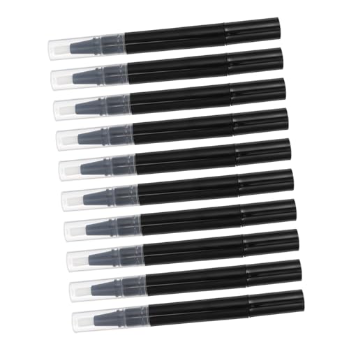 Healeved 10 Stück Nagellack Drehstift Nagelhautölstift Leere Stifte DIY Lipgloss Herstellungsset Leere Lipgloss Tuben Make Up Organizer Lipgloss Tuben Töpfe Durchsichtiger Lipgloss von Healeved