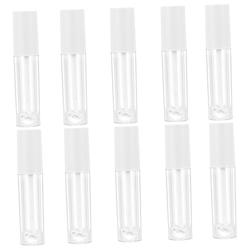 Healeved 10stücke Lipgloss-Tube Lipgloss-Flasche Leere Lip Gloss Rohr Nachfüllbar Proben Fläschchen Für Reisen Und Täglichen Gebrauch von Healeved