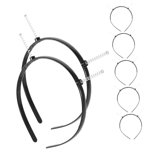 Healeved 10 Stück Teiliges DIY Haarreife mit Zahnung Elastisch Robustes Plastik Vielseitig für Damen für Konzerte Festtage und Partys Bequem Formstabil Passend für Verschiedene Kopfgrößen Healeved 10 Stück Teiliges DIY Haarreife mit Zahnung Elastisch Robustes Plastik Vielseitig für Damen für Konzerte Festtage und Partys Bequem Formstabil Passend für Verschiedene Kopfgrößen von Healeved
