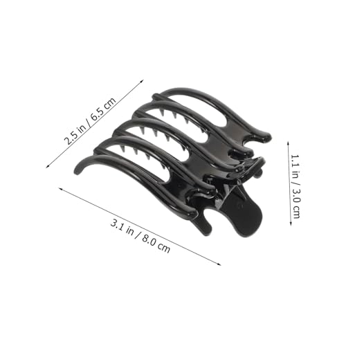 Healeved 10 Stück Teiliges Haarklammer Große Rutschfeste Haarklammern aus Robustem Resin für Dickes und Langes Haar Praktische Haarklammern für Frauen und Mädchen Vielseitig Einsetzbar Beim von Healeved