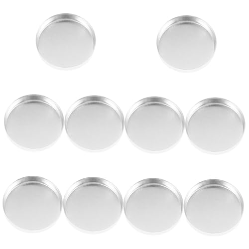 Healeved 10 Stück Teiliges Leere Lidschatten Pfannen Runde Aluminium Make Up Behälter für Diy Kosmetik und Lidschatten Aufbewahrung für Kreative Looks und Effiziente Nutzung von Healeved