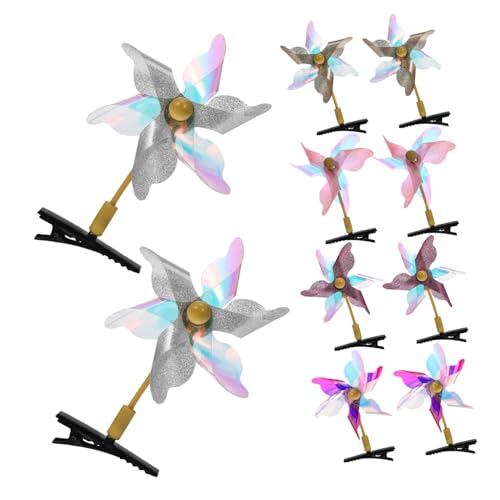 Healeved 10 Stück Windmühlen Haarnadel Accessoires Weihnachten Damen Mädchen Für Kleine Dekorative Clips Stil Haarspangen Haarspange Haarnadeln Haarspange Windmühle Haar Accessoire von Healeved
