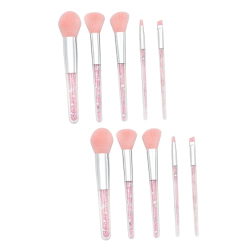 Healeved 10 Teiliges Set Professioneller Make Up Pinsel Kosmetikpinsel Make Up Pinsel Für Damen Puderpinsel von Healeved