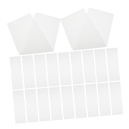 Healeved 100 Blatt Textmarkerpapier für Haarfärbemittel transparente Krallenklammern Haarpapierwickel Haarfärbe-Tools Färbewerkzeug haar dauerwelle papier Haarpigment-Absorptionspapier Weiß von Healeved