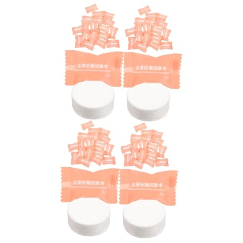 Healeved 2 Sets Praktische Komprimierte Handtücher Ultrakompakte Reisehandtuchtabletten Für Unterwegs 50 Stück * 2 von Healeved