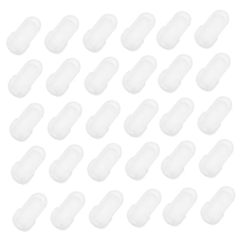 Healeved 100 Stück Transparente Allergiefreie Schutzhülsen für Ohr und Nasenpiercings Komfortable und Sichere Anwendung für Ohrstecker und Nadeln von Healeved