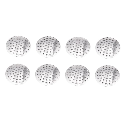 Healeved 100stücke Archaistische Hohlschlitz-eisenplatte Für Haaraccessoires Mesh-accessoire Materialien Für Traditionelle Frisuren Silber von Healeved