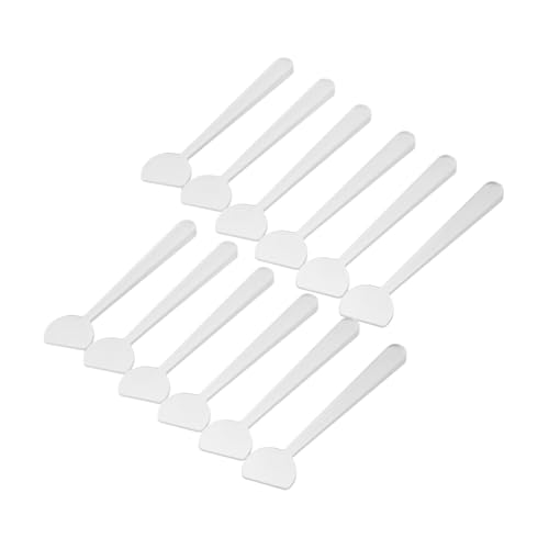 Healeved 100stücke Make-up-löffel Kosmetikspatel Aus Kunststoff Gesichtscreme-spatel Cremelöffel Für Hautpflege Kleiner Spatel Zum Mischen von Healeved