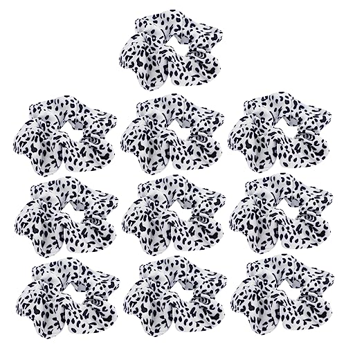 Healeved 10 Stück Haargummis Mit Kuhmuster Modische Haargummis Für Frauen Und Mädchen Stilvolles Stirnband-accessoire von Healeved