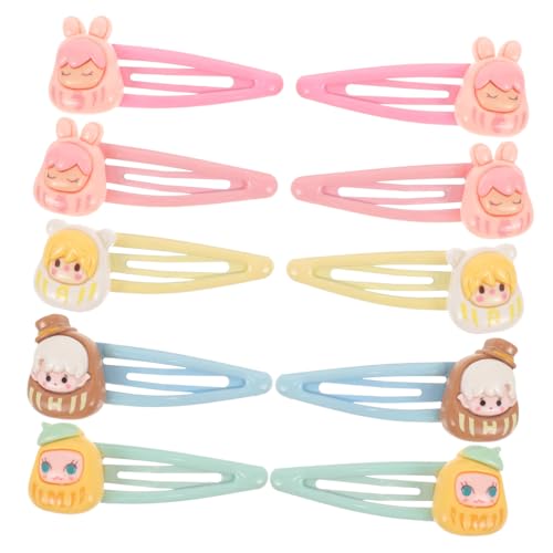 Healeved Haarspangen Für Mädchen 10 Stück Dessert-muster Eiscreme-kuchen-haarspangen Haar-accessoires Für Jungen Und Mädchen Bequem Und Sicher von Healeved