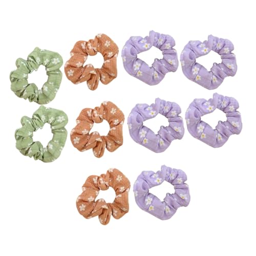 Healeved 10stücke Elastische Haarreifen Für Frauen Stretchy Haar Seile Haargummis Für Pferdeschwanzhalter Passend Zu Kleid Shirt von Healeved