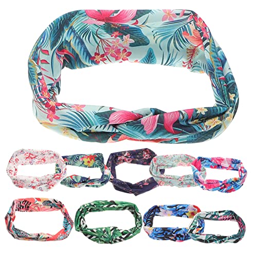 Healeved 10stücke Frauen Yoga Stirnbänder Sport Haarbänder Elastisch Schnell Trocknend Für Fitness Ausflug Strand Beach von Healeved