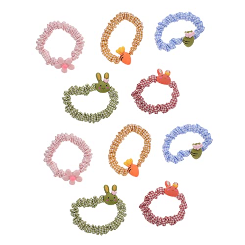 Healeved 10stücke Haarseile Elastische Pferdeschwanz Haarkrawatten Haarschmuck Für Mädchen Haarschmuck von Healeved