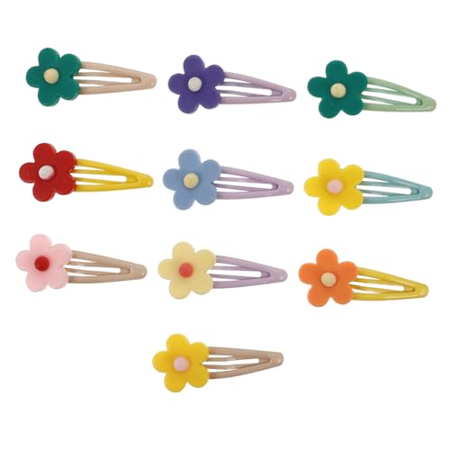 Healeved 10stücke Teiliges Blumen-haarclips Für Mädchen Niedliche Haarklammern Verschiedenen Farben Für Alltag Partys Und Besondere Anlässe Für Junge Mädchen Und Junge Damen Um von Healeved