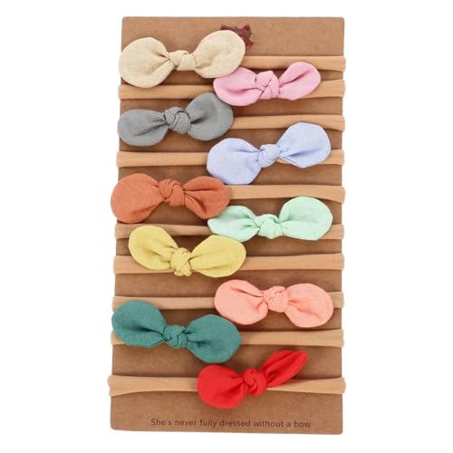 Healeved 10stücke Dehnbare Haarband Aus Elastisch Und Bequem Stirnband Für Süßem Ohrdesign Passend Zu Jedem Kleid Für Fotografie Festivals Und Täglichen Gebrauch Weich Spuren Am Kopf von Healeved