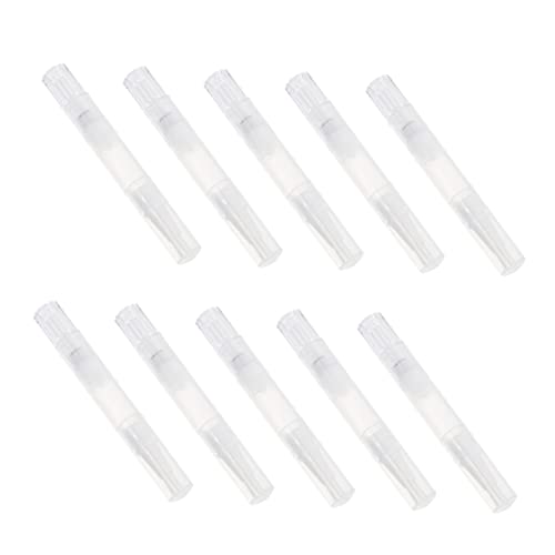 Healeved 10stücke Kosmetikstift Behälter Leere Tube Lip Gloss Applikator Nagelart Öl Rohre Pinselstift Kosmetikflüssigkeitsbehälter von Healeved