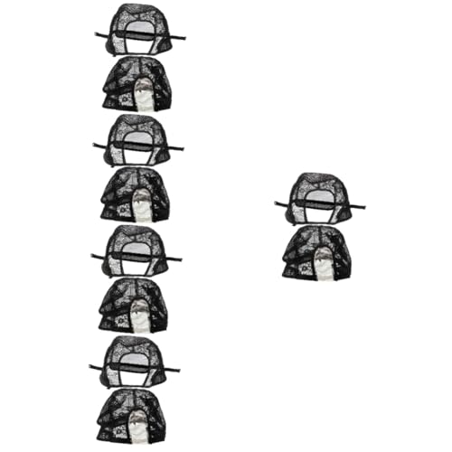 Healeved 10stücke U-form Haarnetz Elastische Lace Mesh Für -perücken Atmungsaktiv Und Wiederverwendbar Für Mädchen Und Frauen Zum Perückenmachen von Healeved