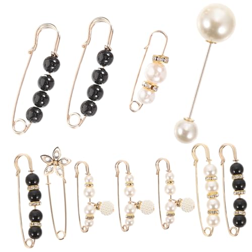 Healeved 11 Stück Teiliges Brosche Clip für Damen Kleidungs Schal Clip Taillenversteller für Hosen Eleganter Anstecker für Pullover Röcke Modischer Sicherheits Pin zur Verbesserung Sitzes von Healeved