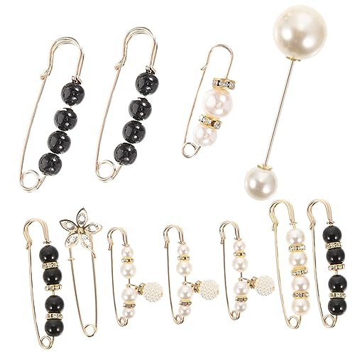 Healeved 11Stücke Teiliges Hosen Taillenclip Bundfixierer für Röcke Hosen Elastische Anstecknadeln zur Verbesserung der Eleganter Schmuck für Damenbekleidung Vielseitig von Healeved