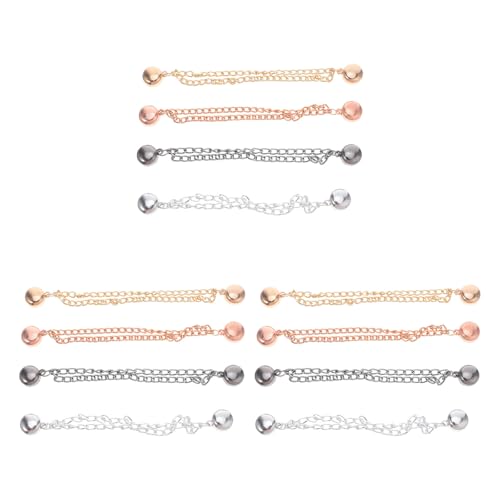 Healeved 12 Hemdclips: Magnetische Saumclips für Kleidung – Verstellbare Schnallen für Hosen und Hemden – Nähfreies Design mit magnetischer Verbindung von Healeved