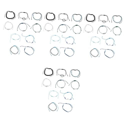 Healeved 12 Sätze Bohemian Fußkettchen Teiliges Armband Geflochtenem Material für Damen für Strandmode Schmuck Dekoration von Healeved