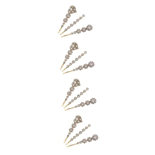 Healeved 12stücke Kristall-haarspangen Für Damen Elegante Haarschmuck Accessoires Mit Strass Für Verschiedene Anlässe Für Partys Hochzeiten Und Feiertage von Healeved