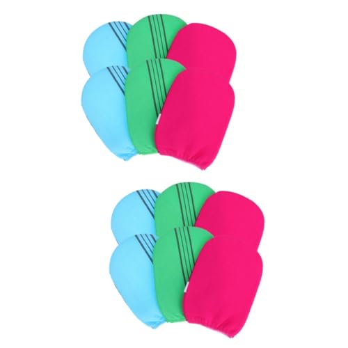 Healeved 12 Stk Peeling-Badehandschuhe Körperwaschhandschuhe Badezubehör Handschuh exfoliating glove exfoliate gloves handtücher Handtuch Duschhandschuhe Peeling-Handschuhe ein Bad nehmen von Healeved