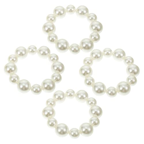 Healeved 12 Stk Perlenstirnband Nahtlose Haarbänder Goldenes Manschettenarmband Armband Für Jugendliche Mädchen Vintage-armband Brautjungfern-haargummi Elastische Haarbänder Haarband Harz Healeved 12 Stk Perlenstirnband Nahtlose Haarbänder Goldenes Manschettenarmband Armband Für Jugendliche Mädchen Vintage-armband Brautjungfern-haargummi Elastische Haarbänder Haarband Harz von Healeved