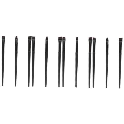Healeved 12stücke Teiliges Dünner Augen-make-up-pinsel Für Eyeliner Und Augenbrauen Präzise Auftragen Mit Schrägem Und Flachem Pinsel Für Klare Augenlinie Und Sanfte Augenbrauenkontur von Healeved