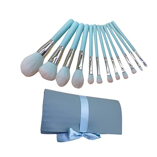 Healeved 12stücke Teiliges Make-up-pinsel-set Mit Aufbewahrungstasche Für Grundierung Lidschatten Und Make-up-zubehör Geeignet Für Flüssige Pudrige Oder Cremige Foundation von Healeved