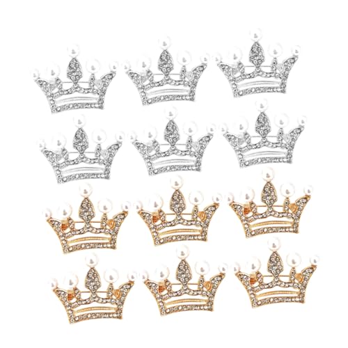 Healeved 12 Stück Teiliges Kronen Damen Anstecknadeln aus Langlebiger Legierung Modische Schmuck accessoires für Kleidung Schals und Hüte Sichere Befestigung ohne Kleidungsbeschädigung von Healeved