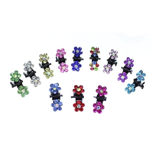 Healeved 120stücke Haarschmuck Für Mädchen Mini Haarnadel Pfote Bunte Haarkralle Blumen Haarkralle Junge Mädchen Für Snap-design Haarspange Glanz Haarspange Clip von Healeved