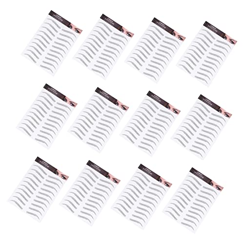 Healeved 12blätter Augenbrauenaufkleber Haarähnlich Gefälschte Augenbrauen Transfer Aufkleber Kosmetik Für Falsche Augenbrauen Augenbrauenaufkleber Imitieren von Healeved