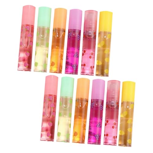 Healeved Frucht-lipgloss-set 6 Farben Feuchtigkeitsspendender Lippenstift Lippenschutz für Frauen von Healeved
