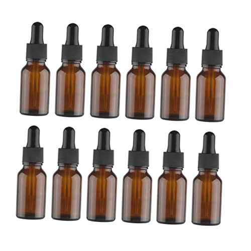 Healeved 12 Stücke Frauen Flaschen 15ml Glas Parfüm Flaschen Reise Größe Parfüm Dispenser Dropper von Healeved