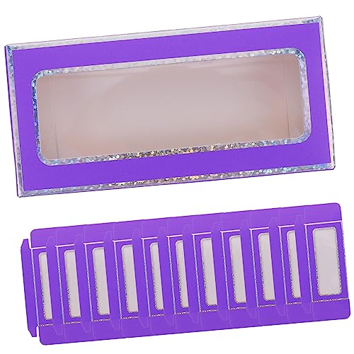 Healeved Eleganter Für Künstliche Nagelspitzen 12 Stück Aufbewahrungsbox Für Aufgepresste Nägel Wimpernbox Aus Papier Für Kompakte Aufbewahrung von Healeved