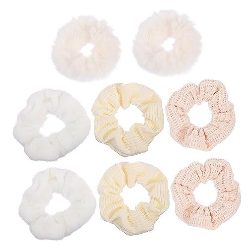 Healeved 12stücke Teiliges Flauschige Haargummis Für Damen Weiche Haarbänder Aus Plüsch Für Pferdeschwanz Und Hochsteckfrisuren Für Alltag Und Besondere Anlässe von Healeved